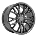 18" Replica CV22 fits Chevrolet Corvette C7 Z06 Gunmetal