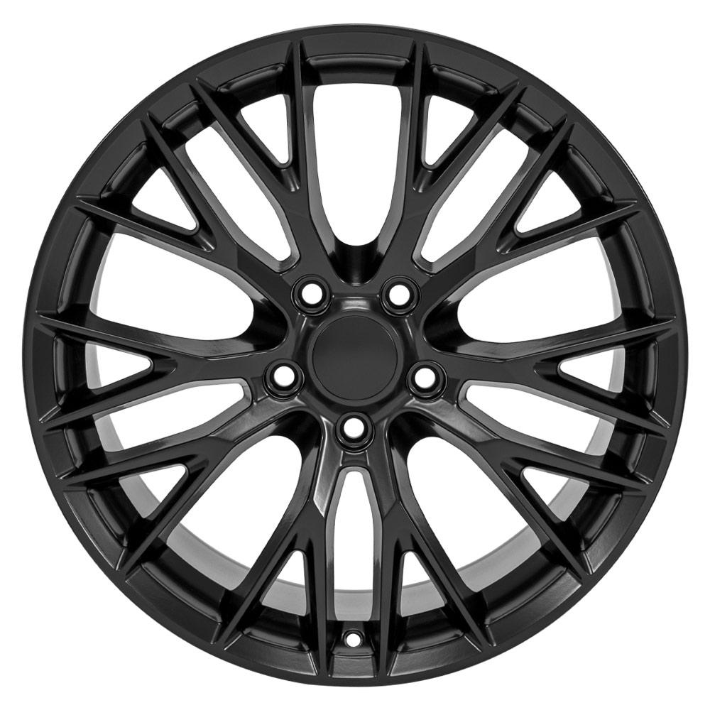 19" Replica CV22 fits Chevrolet Corvette C7 Z06 Black