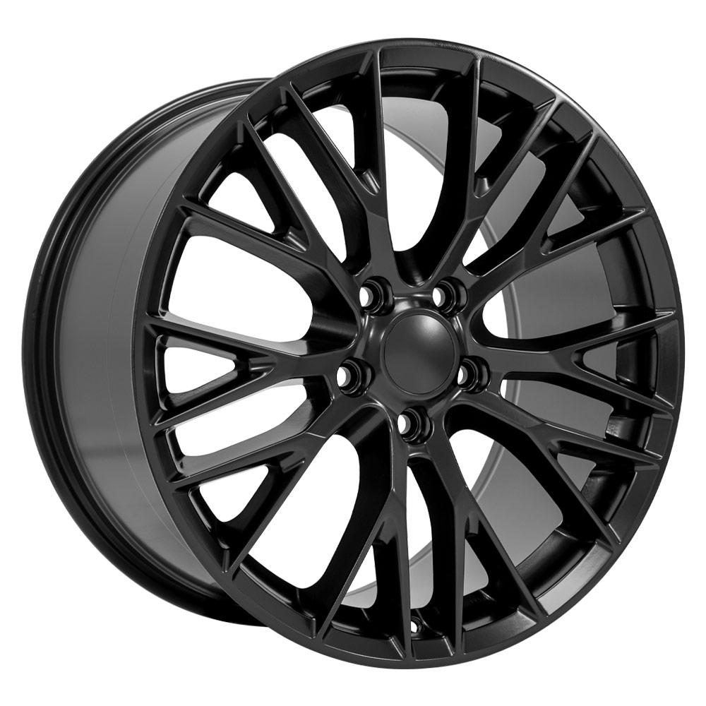 19" Replica CV22 fits Chevrolet Corvette C7 Z06 Black