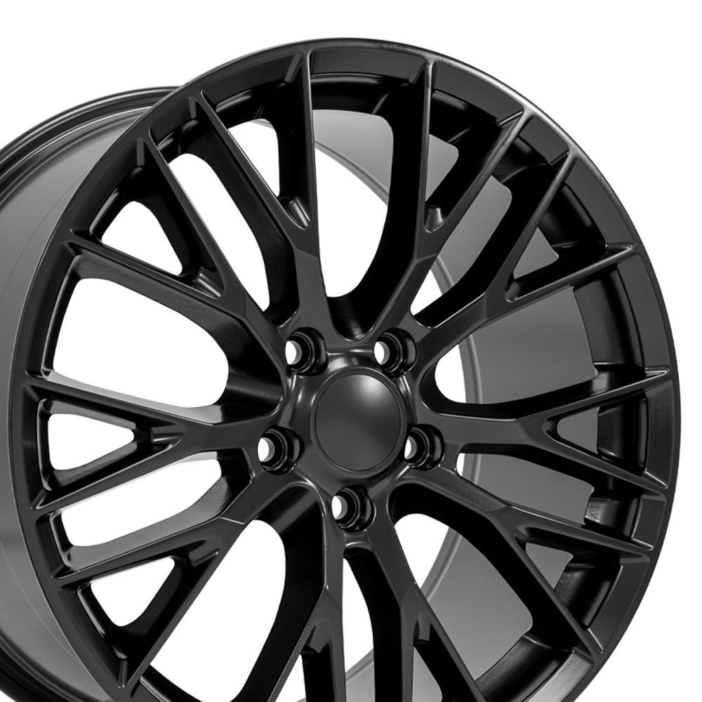 19" Replica CV22 fits Chevrolet Corvette C7 Z06 Black