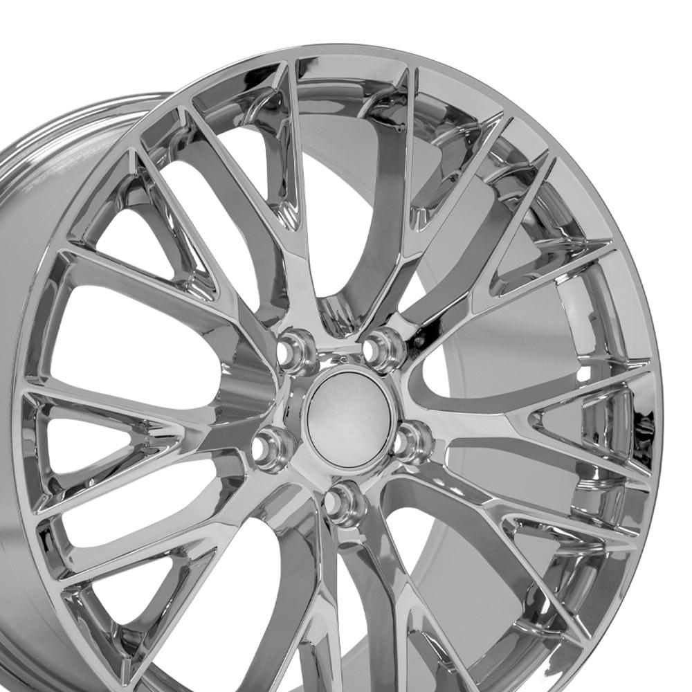 19" Replica CV22 fits Chevrolet Corvette C7 Z06 Chrome