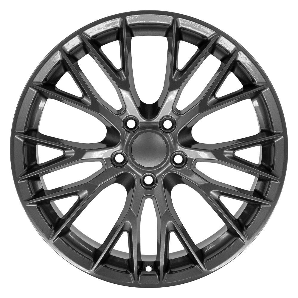 19" Replica CV22 fits Chevrolet Corvette C7 Z06 Gunmetal