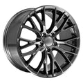 19" Replica CV22 fits Chevrolet Corvette C7 Z06 Gunmetal