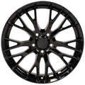 19" Replica CV22 fits Chevrolet Corvette C7 Z06 Black