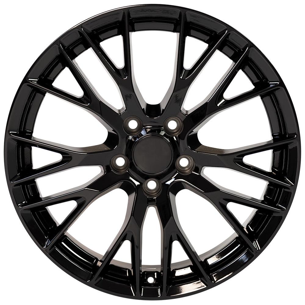 19" Replica CV22 fits Chevrolet Corvette C7 Z06 Black