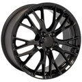 19" Replica CV22 fits Chevrolet Corvette C7 Z06 Black