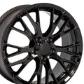 19" Replica CV22 fits Chevrolet Corvette C7 Z06 Black