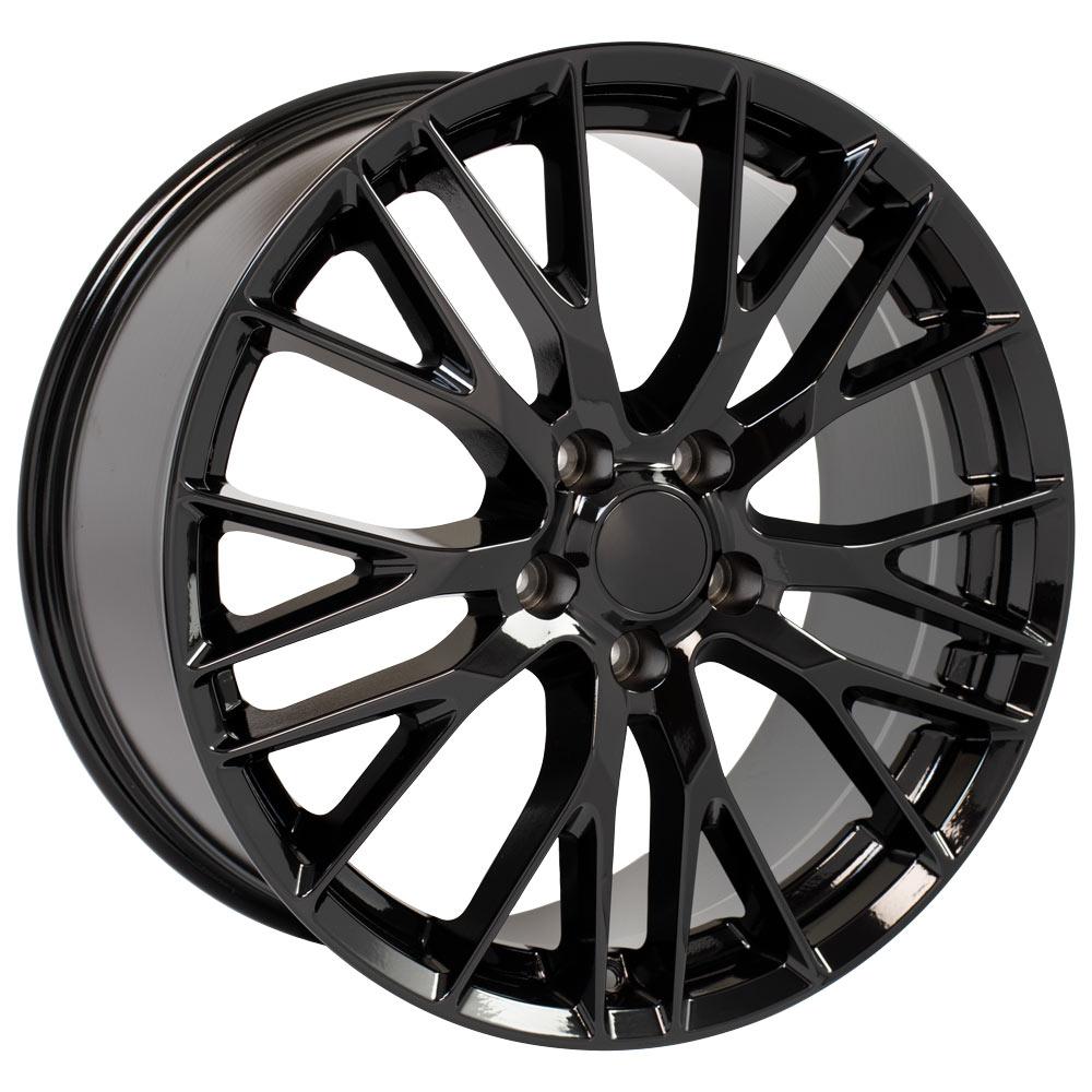 20" Replica CV22 fits Chevrolet Corvette C7 Z06 Black