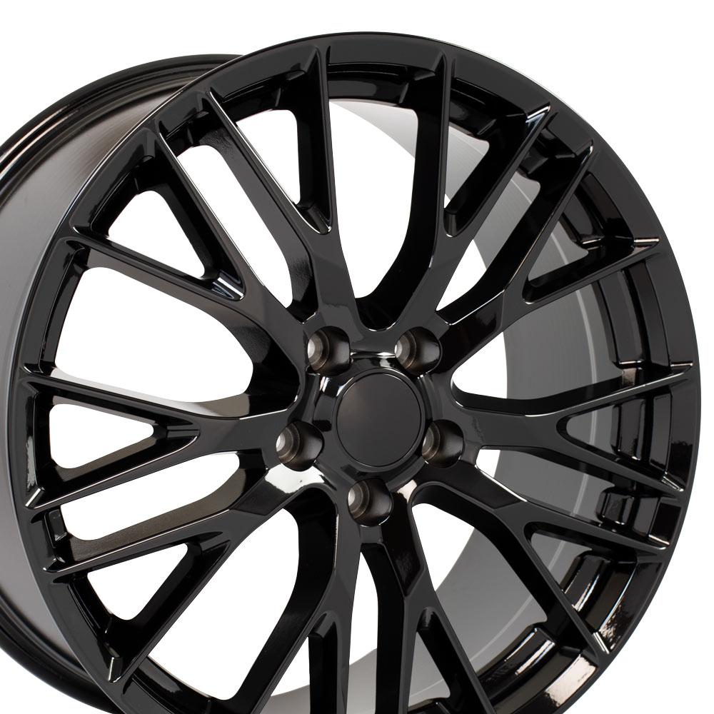 20" Replica CV22 fits Chevrolet Corvette C7 Z06 Black