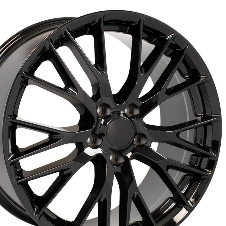20" Replica CV22 fits Chevrolet Corvette C7 Z06 Black