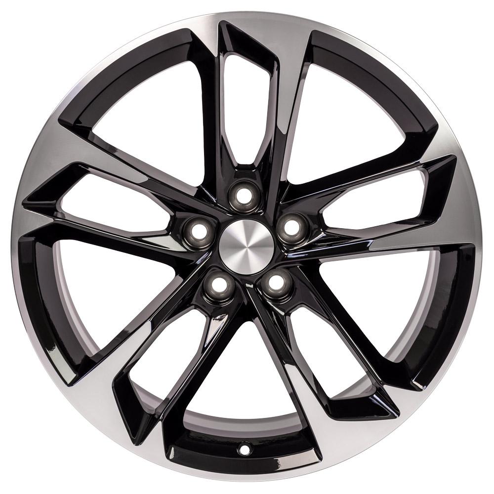 20" Replica CV29 fits Chevrolet Camaro Black Mach'd
