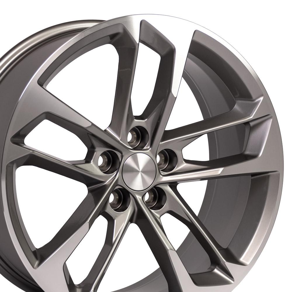 CV29 20x8.5 Gunmetal Machined WHEELS