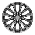22" Replica CV30 fits GMC Yukon 1500 Gunmetal Machined