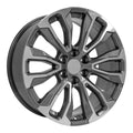CV30 22x9 Gunmetal Machined WHEELS