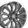 CV30 22x9 Gunmetal Machined WHEELS