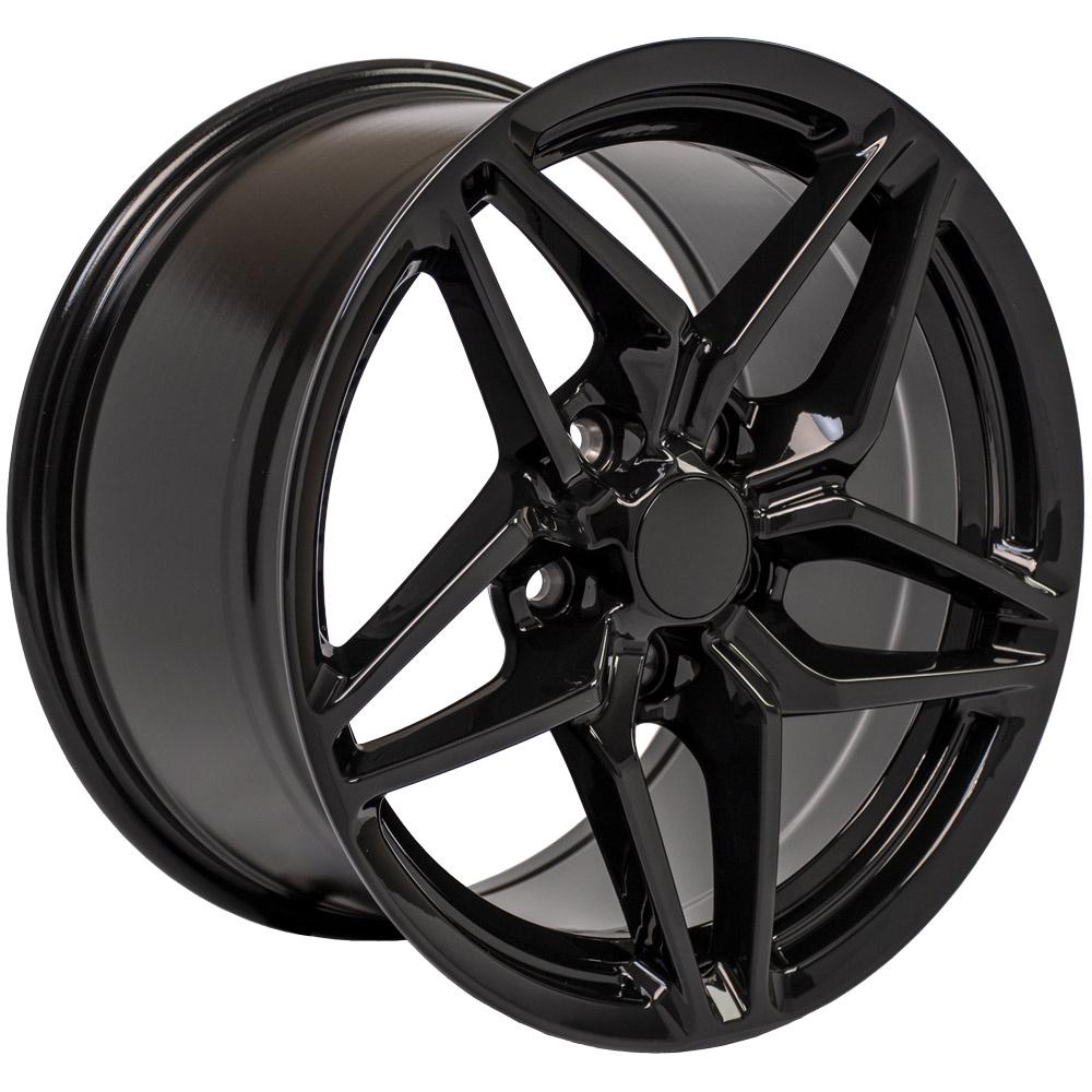 17" Replica CV31 fits Chevrolet Corvette C7 ZR1 Black