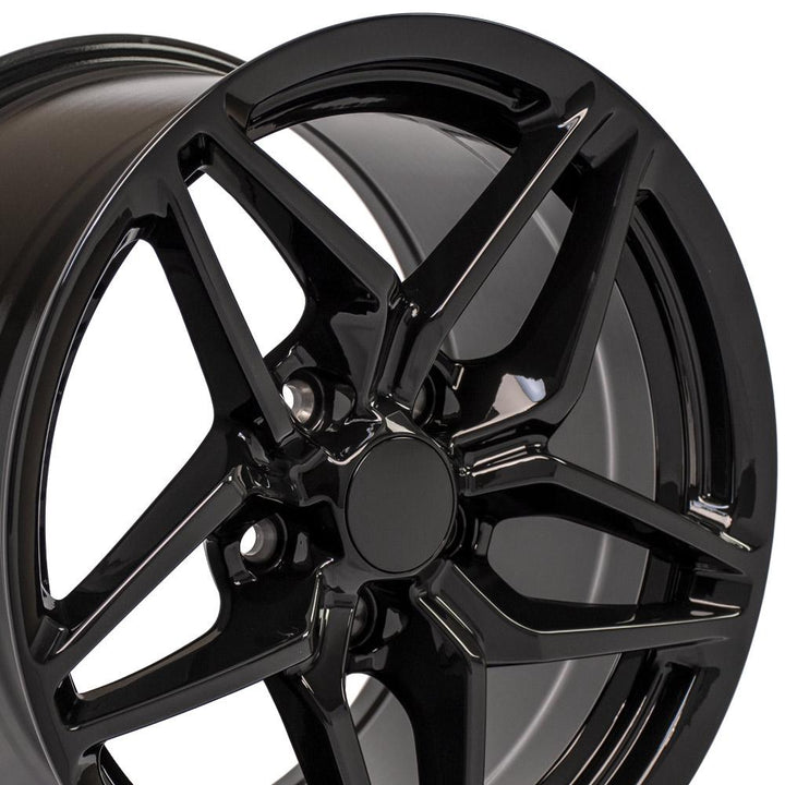 17" Replica CV31 fits Chevrolet Corvette C7 ZR1 Black