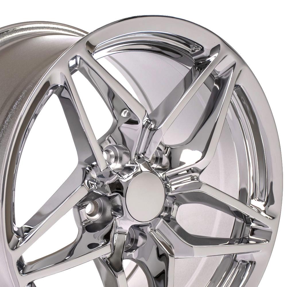 17" Replica CV31 fits Chevrolet Corvette C7 ZR1 Chrome