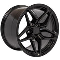 17" Replica CV31 fits Chevrolet Corvette C7 ZR1 Black