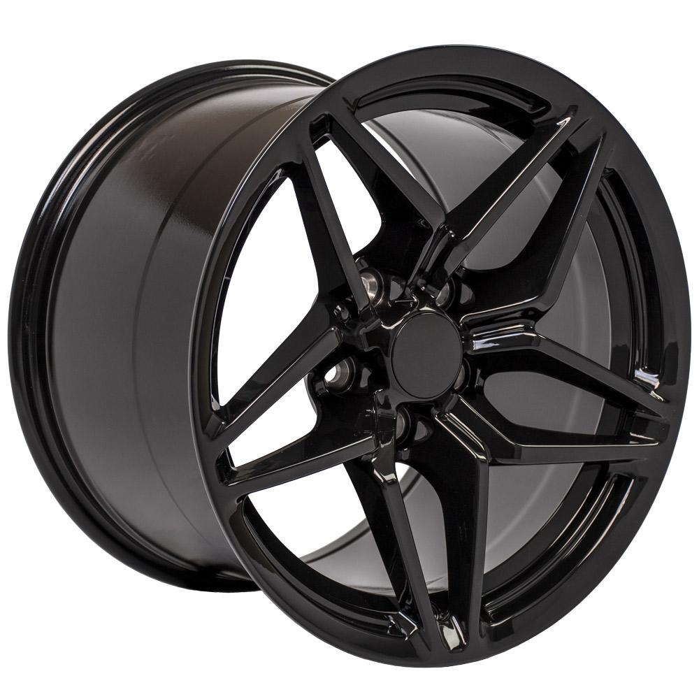 17" Replica CV31 fits Chevrolet Corvette C7 ZR1 Black