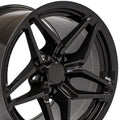 17" Replica CV31 fits Chevrolet Corvette C7 ZR1 Black
