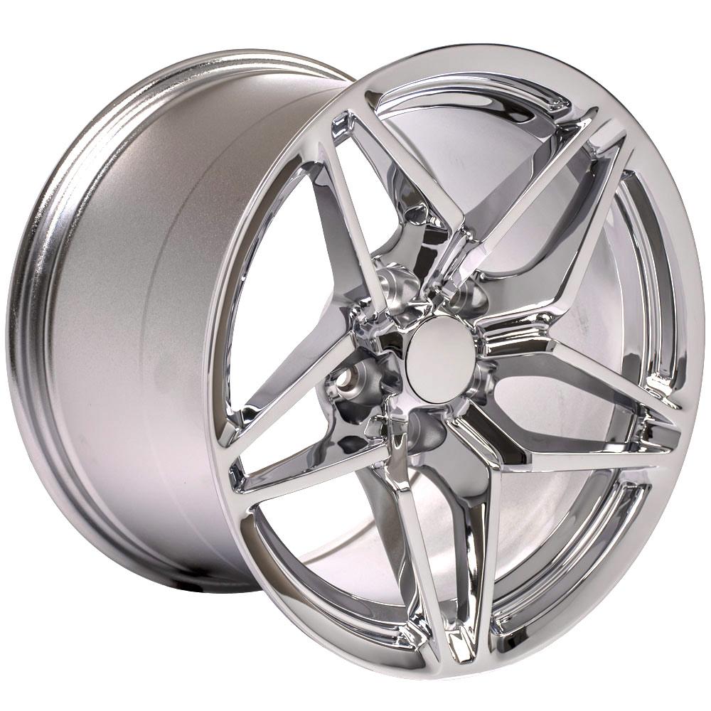 17" Replica CV31 fits Chevrolet Corvette C7 ZR1 Chrome
