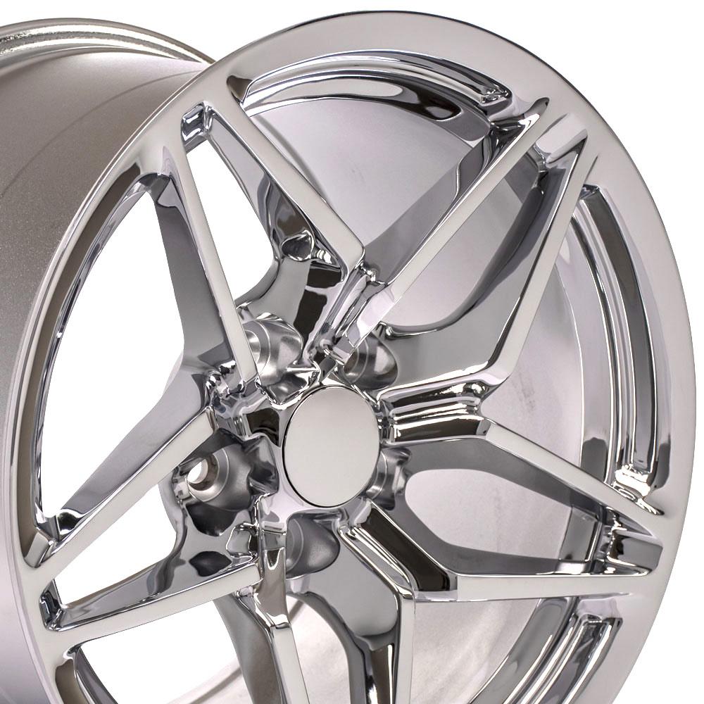 17" Replica CV31 fits Chevrolet Corvette C7 ZR1 Chrome