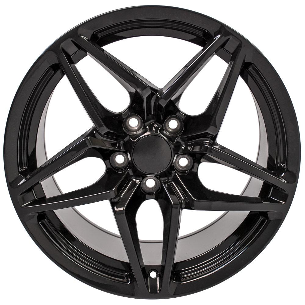 18" Replica CV31 fits Chevrolet Corvette C7 ZR1 Black