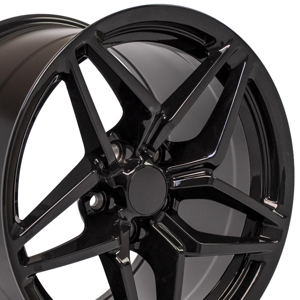 18" Replica CV31 fits Chevrolet Corvette C7 ZR1 Black
