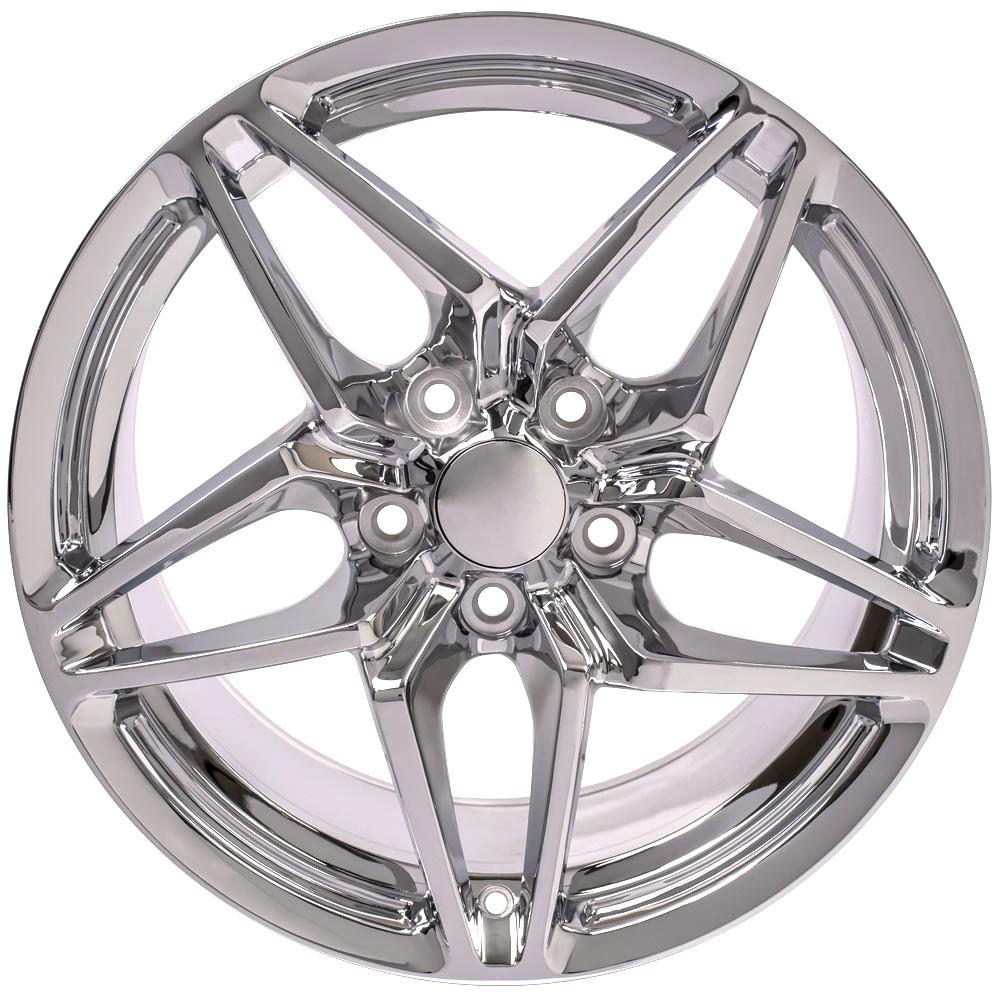 18" Replica CV31 fits Chevrolet Corvette C7 ZR1 Chrome