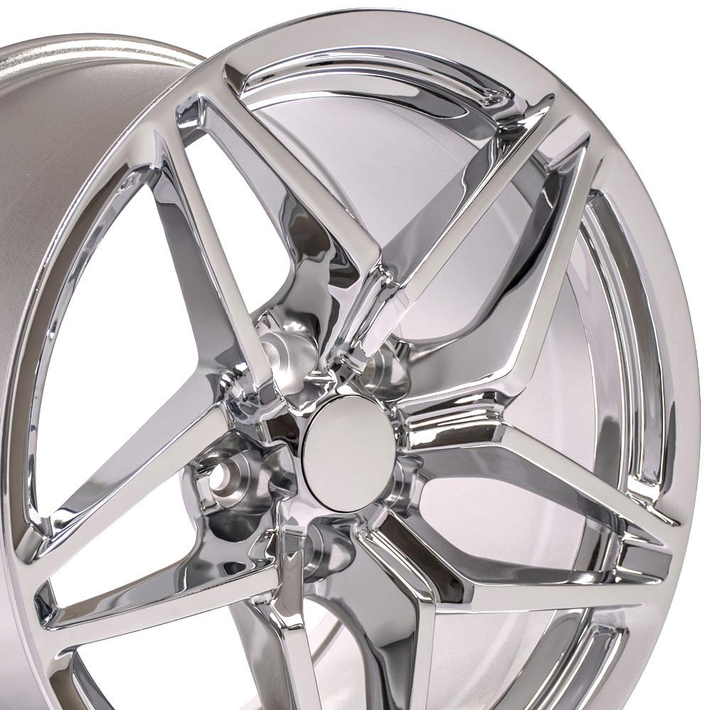 18" Replica CV31 fits Chevrolet Corvette C7 ZR1 Chrome