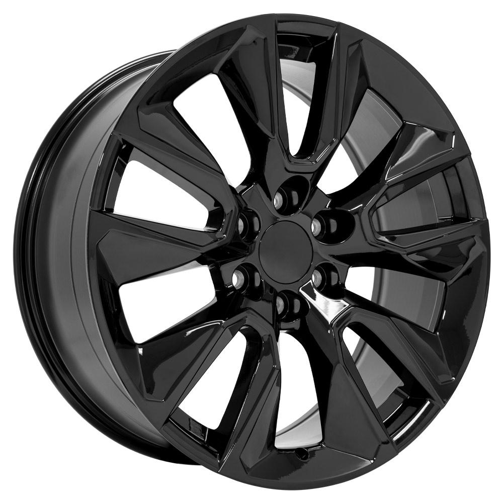 22" Replica CV32 fits Chevrolet Silverado 1500 Black