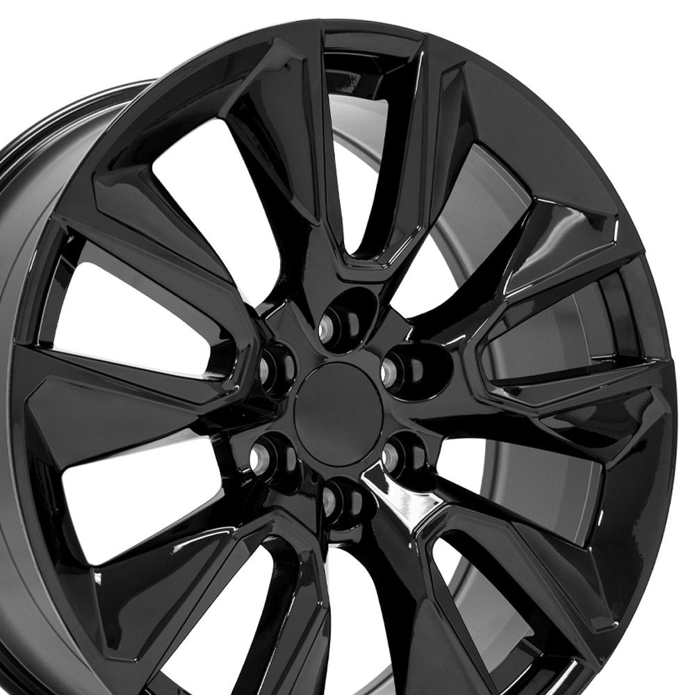 22" Replica CV32 fits Chevrolet Silverado 1500 Black
