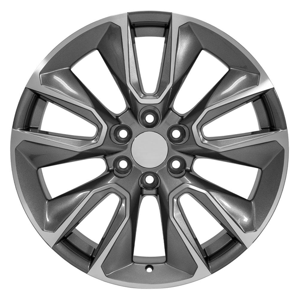 22" Replica CV32 fits Chevrolet Silverado 1500 Gunmetal