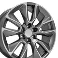 22" Replica CV32 fits Chevrolet Silverado 1500 Gunmetal