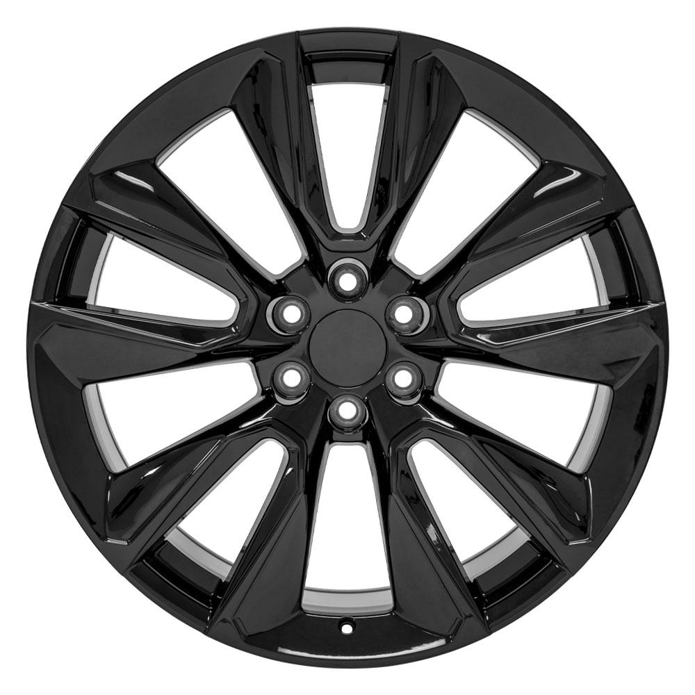 24" Replica Wheel fits Chevrolet Silverado 1500 - CV32 Black