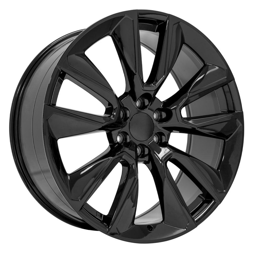 24" Replica Wheel fits Chevrolet Silverado 1500 - CV32 Black
