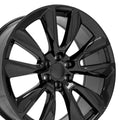 24" Replica Wheel fits Chevrolet Silverado 1500 - CV32 Black