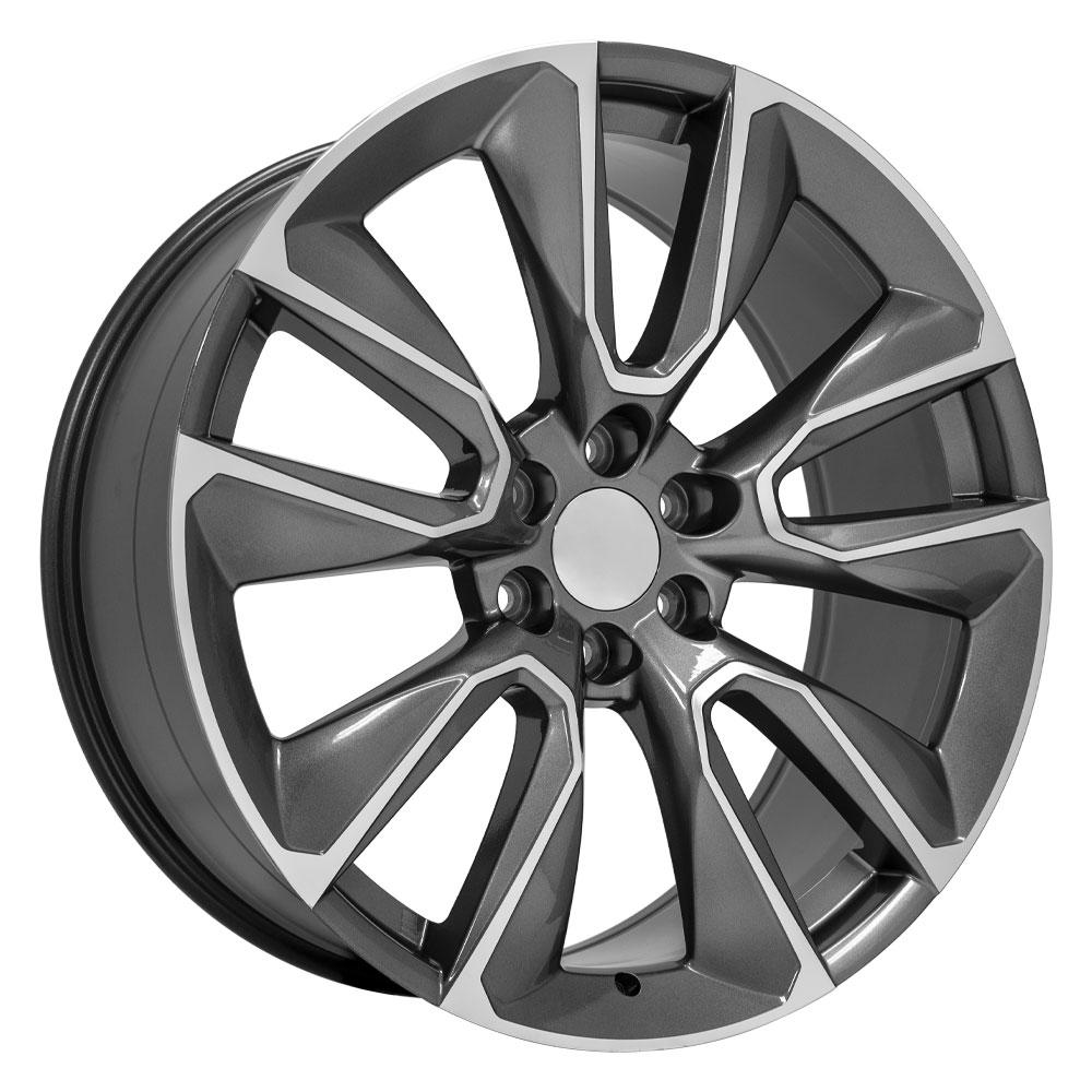 24" Replica Wheel fits Chevrolet Silverado 1500 - CV32 Gunmetal Machined