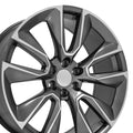 24" Replica Wheel fits Chevrolet Silverado 1500 - CV32 Gunmetal Machined
