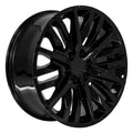 22" Replica CV33 fits GMC Sierra 1500 Gloss Black