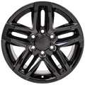 18" Replica CV34B fits Chevrolet Silverado Black
