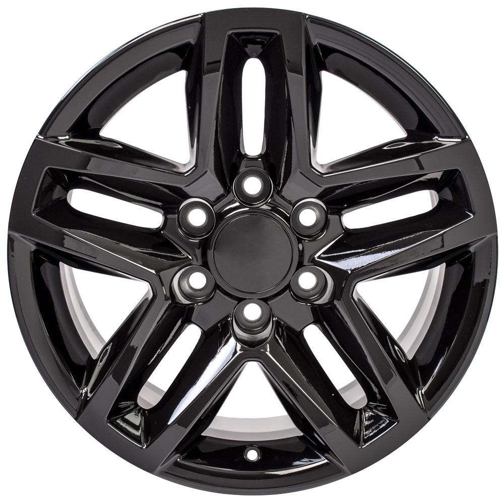 18" Replica CV34B fits Chevrolet Silverado Black