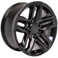 18" Replica CV34B fits Chevrolet Silverado Black