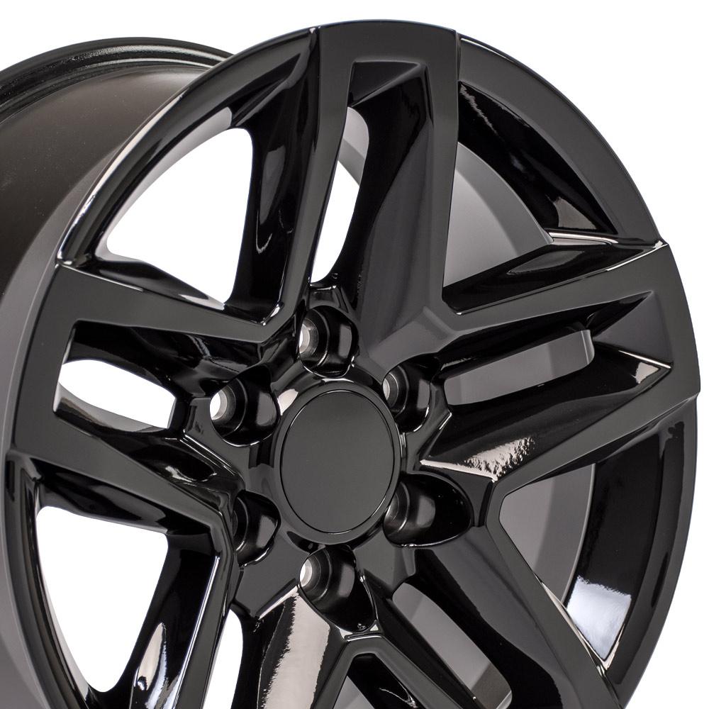 18" Replica CV34B fits Chevrolet Silverado Black