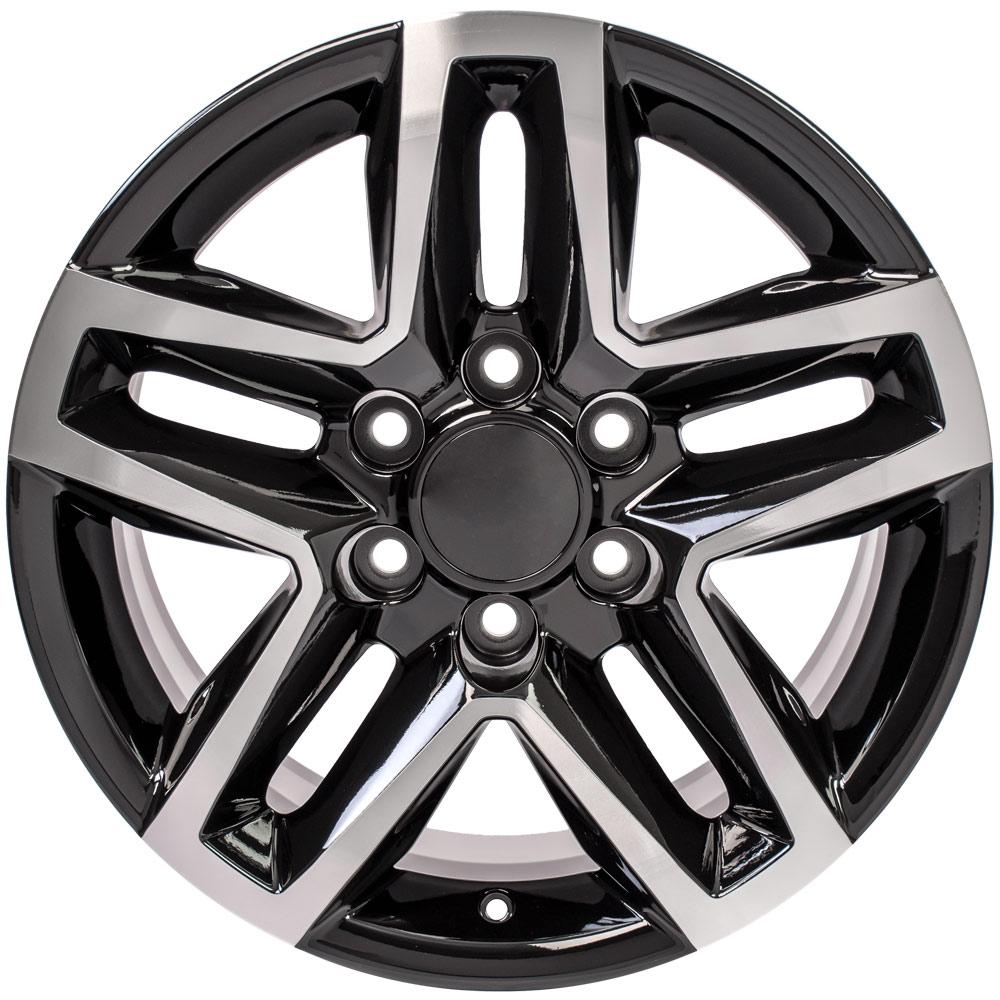 CV34 18x8.5 Black Machined WHEELS