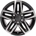 18" Replica CV34B fits Chevrolet Silverado Machined