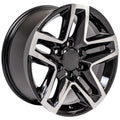 18" Replica CV34B fits Chevrolet Silverado Machined