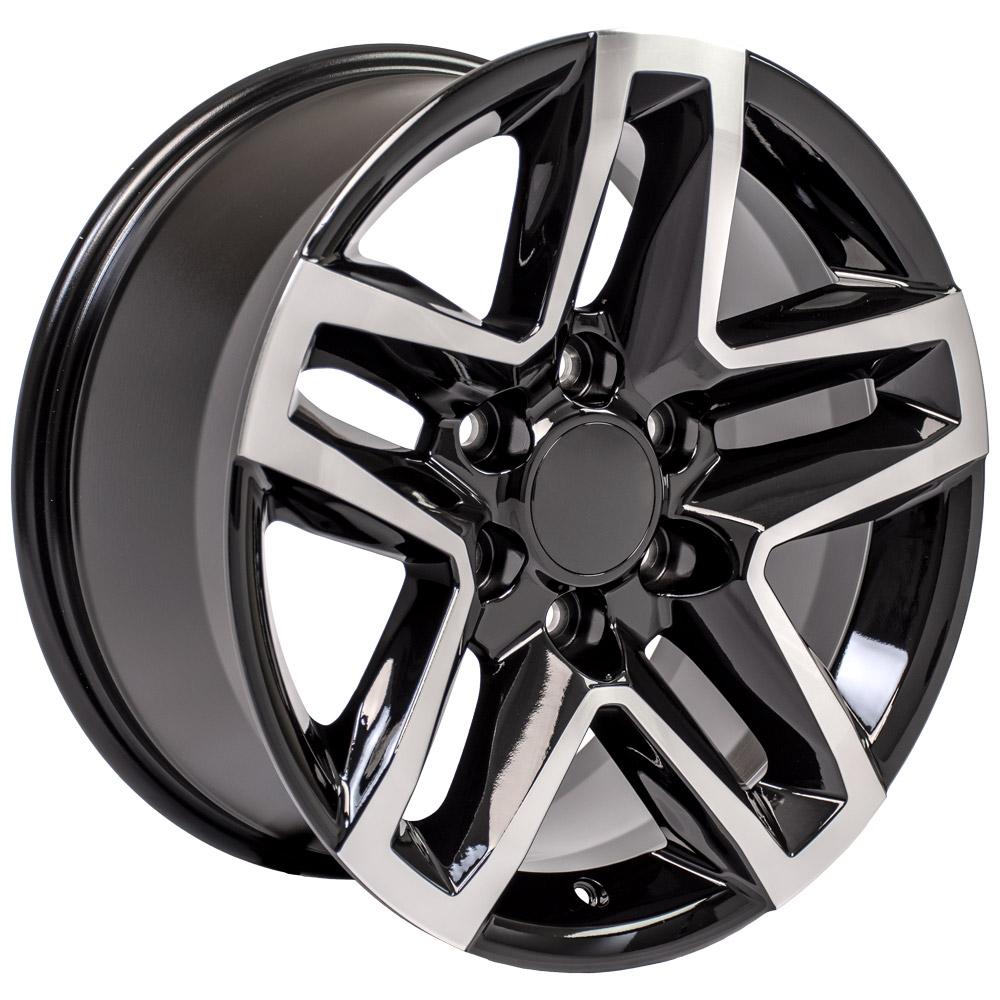 18" Replica CV34B fits Chevrolet Silverado Machined