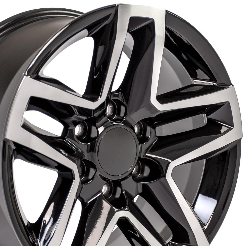 18" Replica CV34B fits Chevrolet Silverado Machined